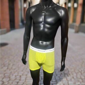 Calvin Klein Men's Yellow Boxer Briefs